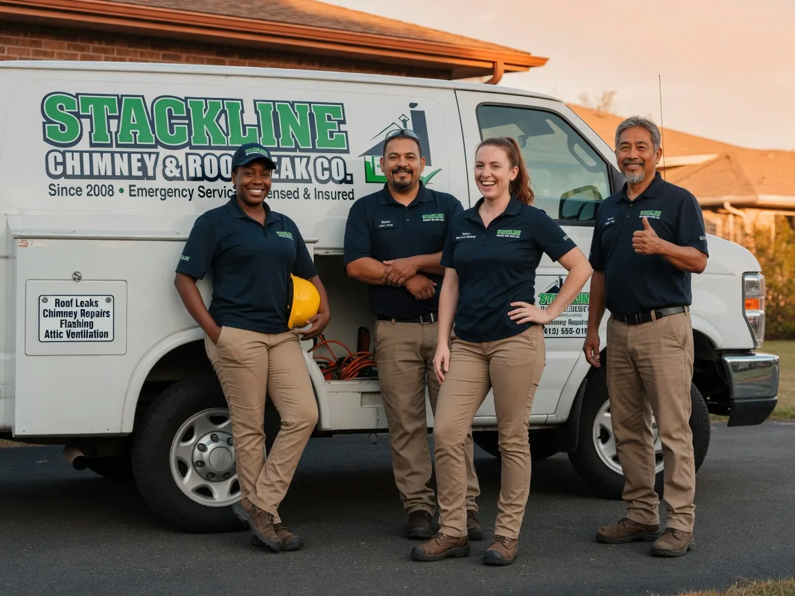Chimney flashing repair company in Magnolia, NC